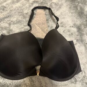 Victoria's Secret Black Bra with Gold Accent